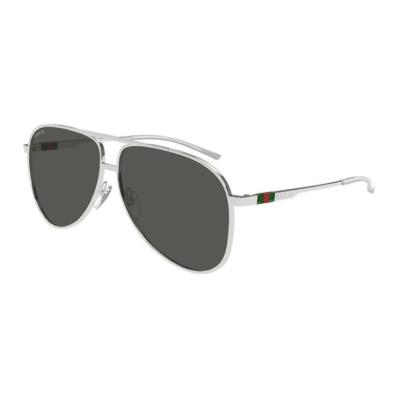 NEW GUCCI SUNGLASSES GG1677S 001 MEN SILVER/GRAY EYEWEAR GUCCI